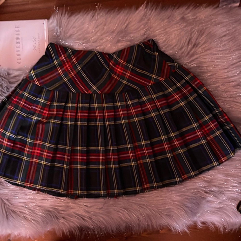 Pleated Mini Skirt